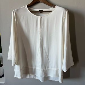 Ann Taylor white blouse, size XL